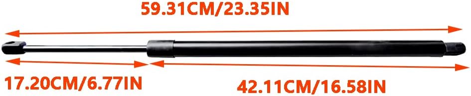 Rear Hatch Lift Supports Struts, Compatible with Chevrolet Equinox 2005-2007 Compatible with Pontiac Torrent 2006-2007, Rear Trunk Lift Supports Struts