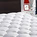 LEISURE TOWN Cal King Overfilled Mattress Pad Cover ❤️8-21”Deep Pocket❤️Cooling Fitted Mattress Topper Snow Down Alternative Fill❤️Cooling