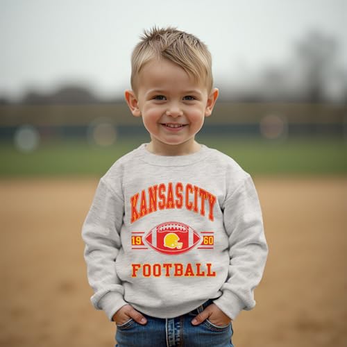 CM C&M WODRO Baby Boy Girl Football Sweatshirt Toddler American Football Pullover Crewneck Long Sleeve Shirt2
