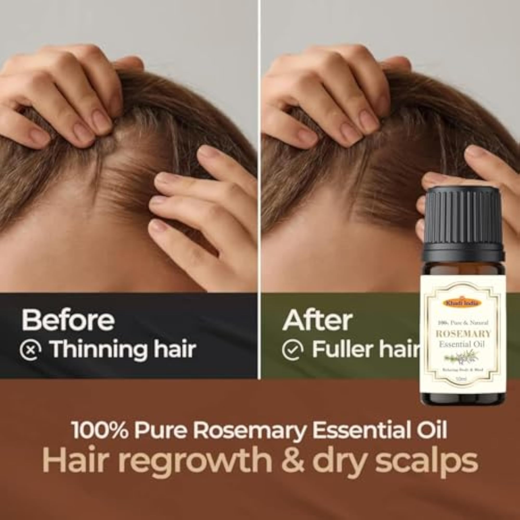 Vedimatic Khadi Organic Rosemary Essential Oil