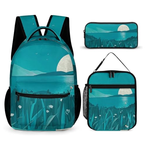 Sac à dos 3 pièces bleu sarcelle : la solution contre le désordre quotidien