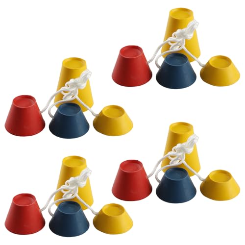 wellrun 16Pcs Winter Rubber Golf Tees with 4 Heights for Fro