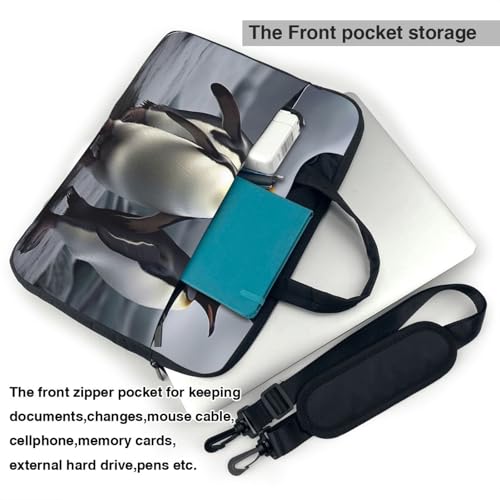 Bolsa para portátil Funny Penguins 13 pulgadas unisex miniatura 5