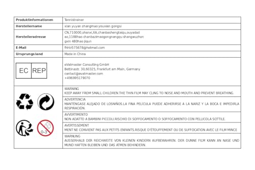 rockible Conjunto de treinamento de tênis de mesa Treinador de tênis Pong Treinador de treinamento A