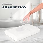 White Classic Luxury Bath Towels Set of 4 Large - 700 GSM Turkish Cotton Ultra Soft Bath Towels 27x54 | Highly Absorbent and Quick Dry | Hotel Towels for Bathroom Luxury, Plush Shower Towels, White - Image 4