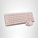 Logitech MK250 Bluetooth Wireless Mouse and Keyboard Combo: Fast & Easy Connectivity, Compact Wireless Keyboard, Ambidextrous Mouse, Durable Build - Windows/MacOS - Rose