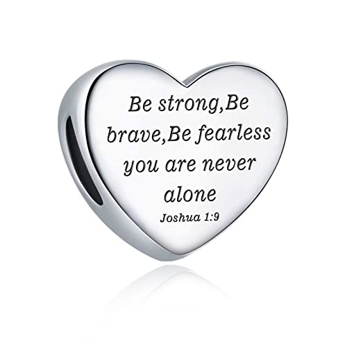 Joshua Heart Charms For Women Bracelets Necklaces,925 Sterling Silver Pendants Beads Jewelry Gift For Women Girls Boys Men At Christmas,Mother's Day,Birthday,Graduation Ceremony. #TOP2
