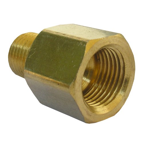 LASCO 17-6785 3/8-Inch Female Flare by 1/4-Inch Male Pipe Thread Brass Adapter