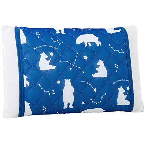 枕パッド 接触冷感 夏用 ひんやり 吸水速乾 かわいい動物柄 兼用サイズ ズレ防止バンド付 取り付け簡単 丸...