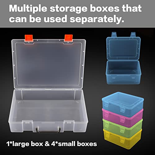 Alcyon 1600+ Baseball Card Storage Box, Sports Cards Holder Organizer Hard Plastic Display Case Compatible With Baseball/Football/For Mtg/For Pm For Collector (Bag Only)-Colorful #TOP3