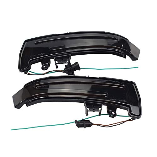 Dynamic Led Side Mirror Sequential Turn Signal Lights For Mercedes Benz A/B/C/E/S/CLA/GLA/GLK/CLS Class W176 W246 W204 W212 X156 C250 C300 C350+ (Blue+Yellow)
