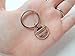 Double Keychain Set 2000 Penny Keychains With Heart Around Year; 24 Year Anniversary, Engraved Couples Keychain