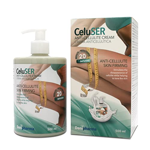 CELUSER CREMA ANTICELULÍTICA - Crema reductora anticelulítica reafirmante 500 ml - Reduce y previene la acumulación de grasa en piernas caderas abdomen y brazos - Resultados en 20 dias Cover
