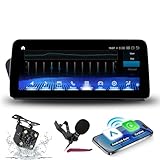 [2025 Última versión Android 14 Radio de coche] Doble Din radio de coche con 10.25/12.3