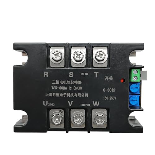 Contrôleur arrêt démarreur progressif triphasé 380V lent pour moteur électrique R1