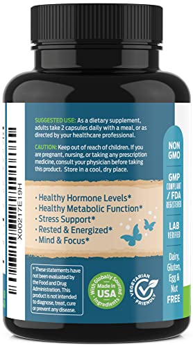 Thyroid Support Supplement With Iodine - All Natural Mineral And Vitamin Complex With B12, Zinc, Selenium, And More - 60 Caps (30 Day Supply) - By Forestleaf #TOP7