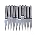 BQLZR Generic 10 Degree 0.1mm Carbide Engraving Bits CNC Router Tool for PCB Board Pack Of 10