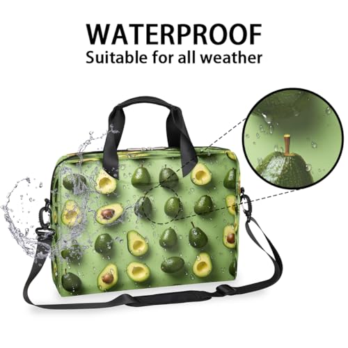 Bolso Maletín Delgado Aguacate 16 Pulgadas Unisex miniatura 2
