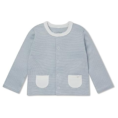 MORI Baby Blue Stripe Cardigan Cover