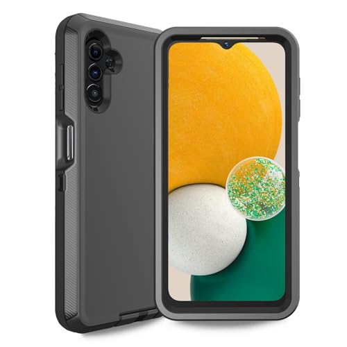 Bimanpap Case for Samsung Galaxy A13 5G (Not for A13 4G Lite), 3 in 1 Shockproof Rugged Drop Protective, Military Grade Heavy Duty Bumper Cell Phone Cover (Black) by Bimanpap - Used condition - US$10.32