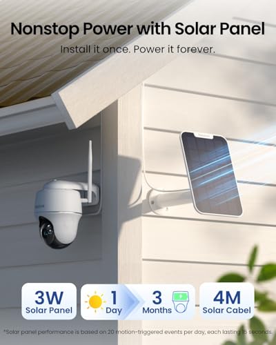 Caméra surveillance WiFi extérieure Argus PT 5MP avec détection humaine
