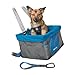 Kurgo 1724 Heather Dog Booster Seat for Cars with Seat Belt Tether, One Size, Heather Charcoal Gray