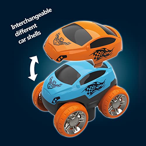 Eapura Glow Race Track Cars For Boys Girls Kids Magic Race Car Track With Led Light Up Race Car Game With 92Pcs Magic Tracks Building Toys For Kids Ages 4-8.Birthday Gift Toys For 3+ Year Old Boys #TOP5
