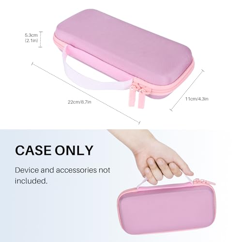 RIYADAone Hartschalen Schutzhüllen Tasche Geeignet für Texas Instruments TI-84 Plus CE/TI Nspire CX II FC/TI-84 Plus/TI-82/TI-Nspire CX II/TI-89 Titanium Grafischer Taschenrechner (Rosa)