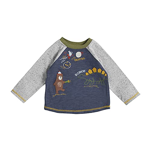 Mud Pie Baby Boys' Bear and Dino Tee