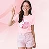 Qskall Breast Cancer T-Shirt for Women Pink Ribbon Tshirt Cancer Awareness Inspirational Tee Top #3