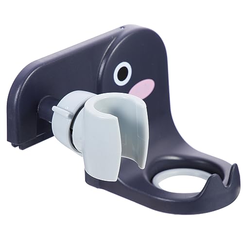 Didiseaon 1set Adjustable Adhesive Shower Holder Bracket Shampoo Bottle Design No Drilling Required Strong Paste Base for Easy Installation Bathroom
