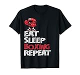 Eat Sleep Boxing Repeat Shirt Gifts for Boys and Men T-Shirt
