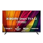 [With SBI Credit Card] Xiaomi Smart TV A 80 cm (32) HD Ready Smart Google LED TV L32MA-AIN (Black)