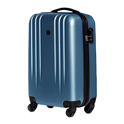 FERGÉ Handbagage Koffer Marseille premium harde spinner premium bagage-koffer blauw - Image 4