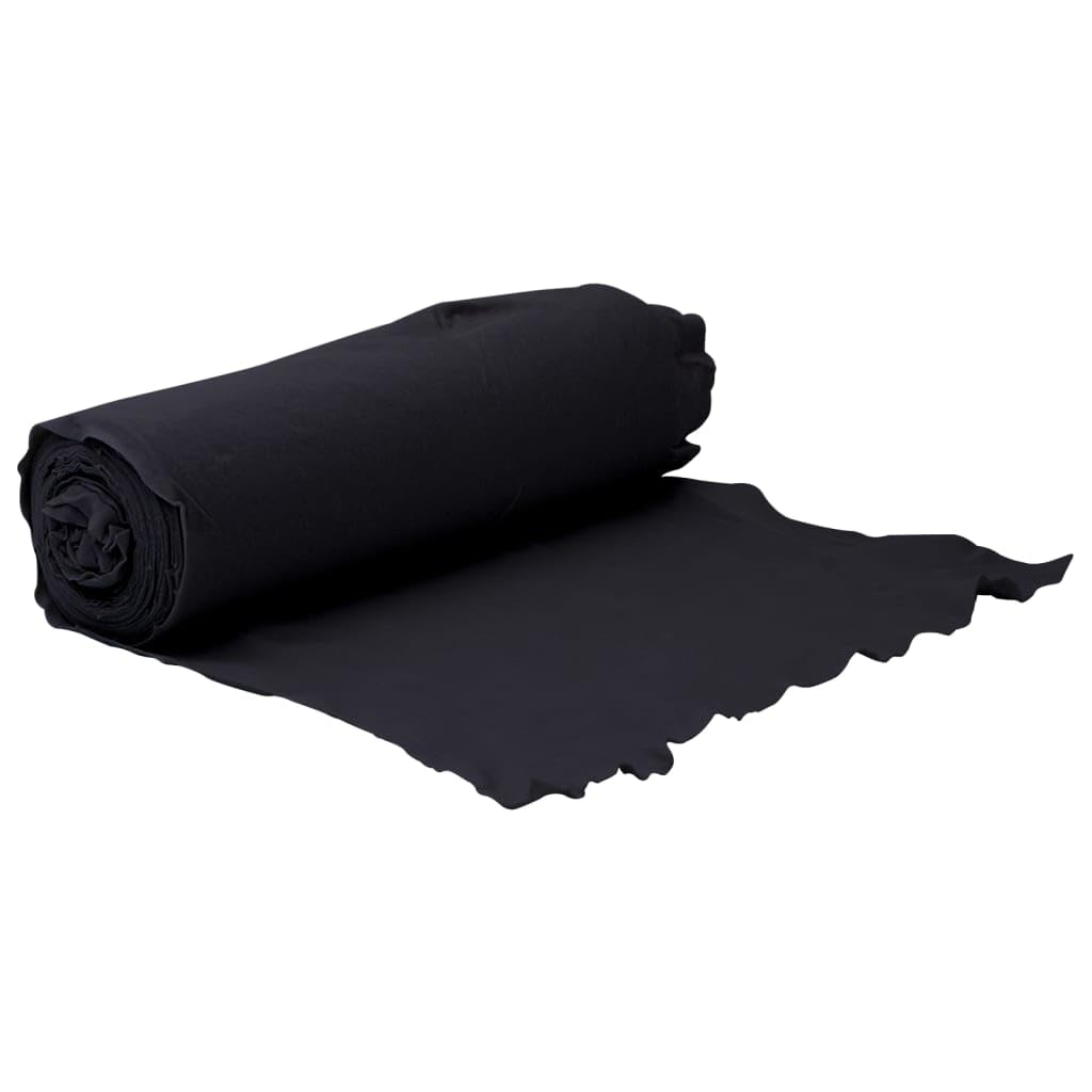LAPOOH Membrana Geotessile Nera 1x10 m in Fibra di Poliestere,Membrana Geotessile,Tessuti per Pacciamatura-4009854
