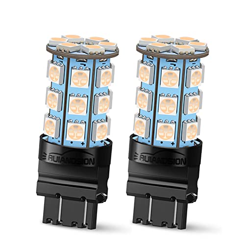 Ruiandsion 2Pcs 12V 3157 Led Bulb Super Bright 5050 27Smd Chipsets 3056 3156 3057 3157 Led Bulbs For Backup Reverse Light Brake Light Lamp,Purple #TOP5
