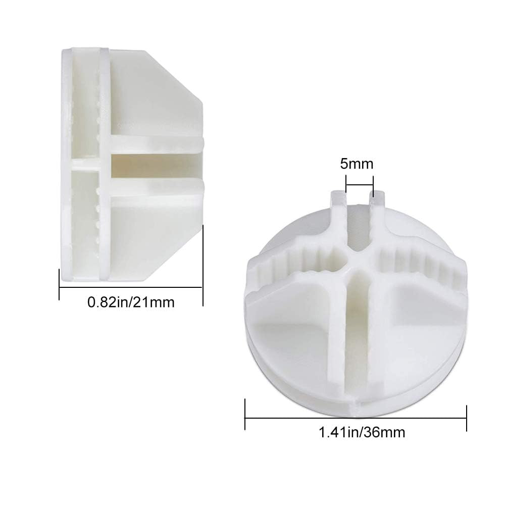 40pz Connettori in Plastica Cube Connettore a Cubo in Plastica per Armadietti Organizer Modulare Chiusura per Fermaglio per Armadio a Fibbia Clip per Guardaroba Scaffali (Bianco)
