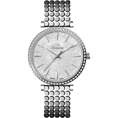 Montre Bellevue pour femme E.66 boîtier 32 mm en acier au fini raffiné de luxe