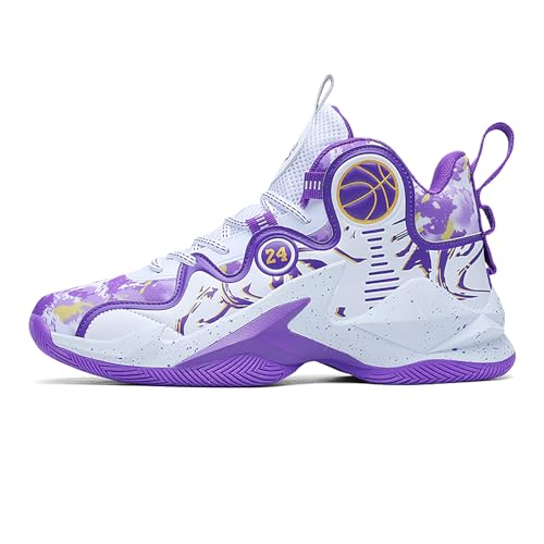 Women's Men's Basketball Shoes No-Slip Breathable Outdoor Shoes Fashion Graffiti Training Shoes2