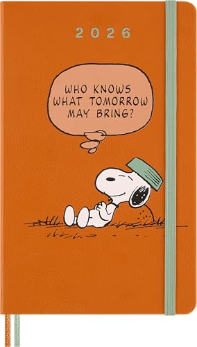 Moleskine Limited Edition Peanuts 'Snoopy' 12 Month 2026 Weekly Planner, Hard Cover, Large (5