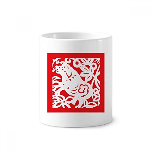 Cadeau 9.6cm de hauteur tasse blanche porc zodiaque chine