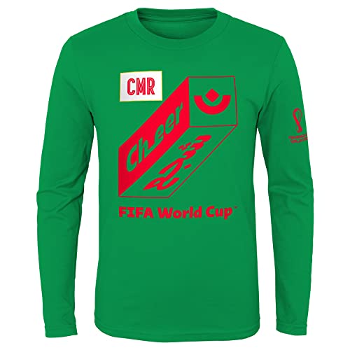 Outerstuff Mens FIFA World Cup Penalty Long Sleeve Tee, Kelly Green, Small