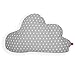 La Fraise Rouge 4251005602706 Kissen Wolke/Geburtsgeschenk, Antoine, grau mit weißen Sternen