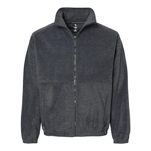 Burnside - Polar Fleece Full-Zip Jacket - 3062 - S - Heather Charcoal