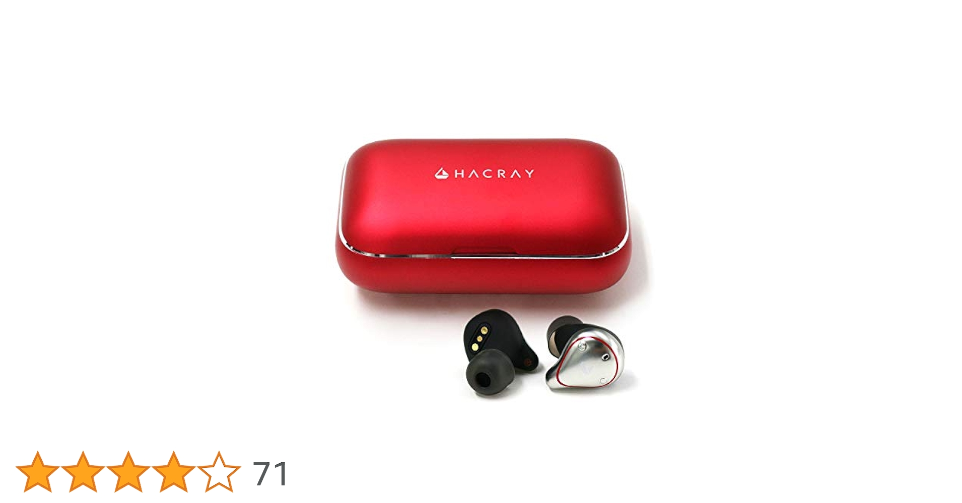 Amazon.co.jp: HACRAY W1 完全ワイヤレスイヤホン アルミ充電