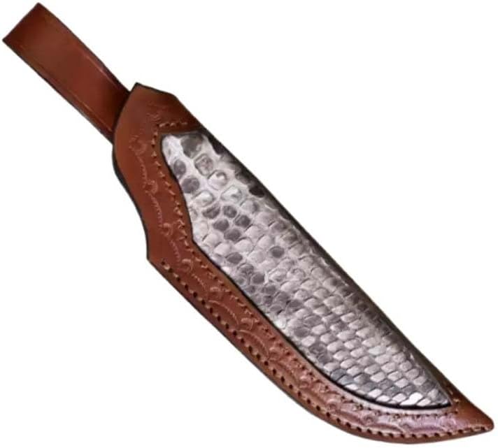 1PC Knife Sheath for Belt, Leather Protective Cover Fits for Outdoor Camping, Hiking, Farm