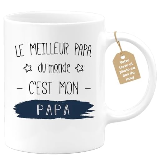 Mug "Le Meilleur Papa Du Monde C'est Mon Papa" - Quotedazur