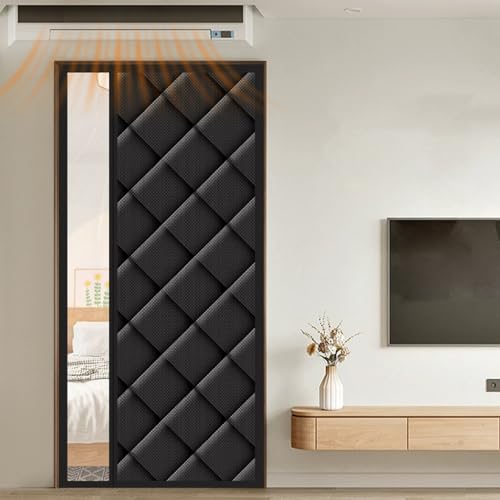 LXRHLIKG փhA fM PVC t TChI[vh}OlbghAJ[e od؂p(Black,85*195cm/33*77in)