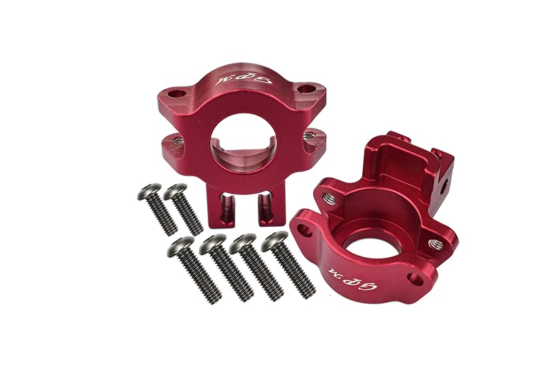 Moyeu arrière alu UDR Traxxas GPM fusée essieu arrière rouge pour Unlimited Desert Racer