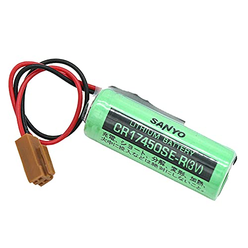 WELLVEUS 3V CR17450SE-R / A98L-0031-0012 2500mah PLC Battery for FANUC with Plug